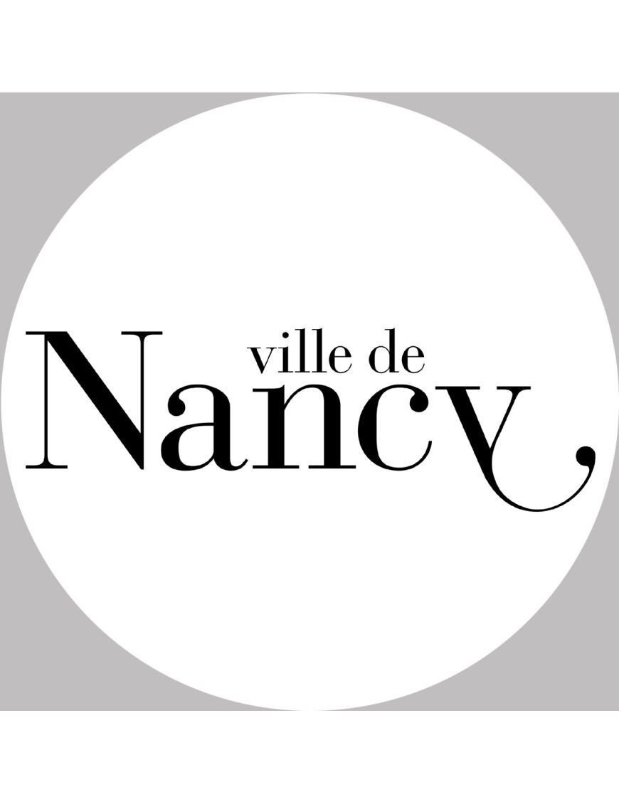 Nancy (20x20cm) - Sticker/autocollant