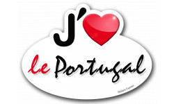 Autocollants :j'aime le Portugal